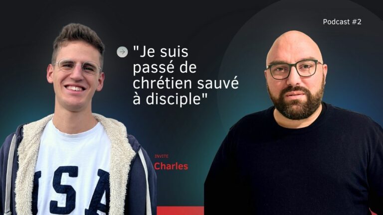 Charles témoignant de son parcours pour devenir un disciple de Jésus et vivre les miracles du Saint-Esprit au quotidien.